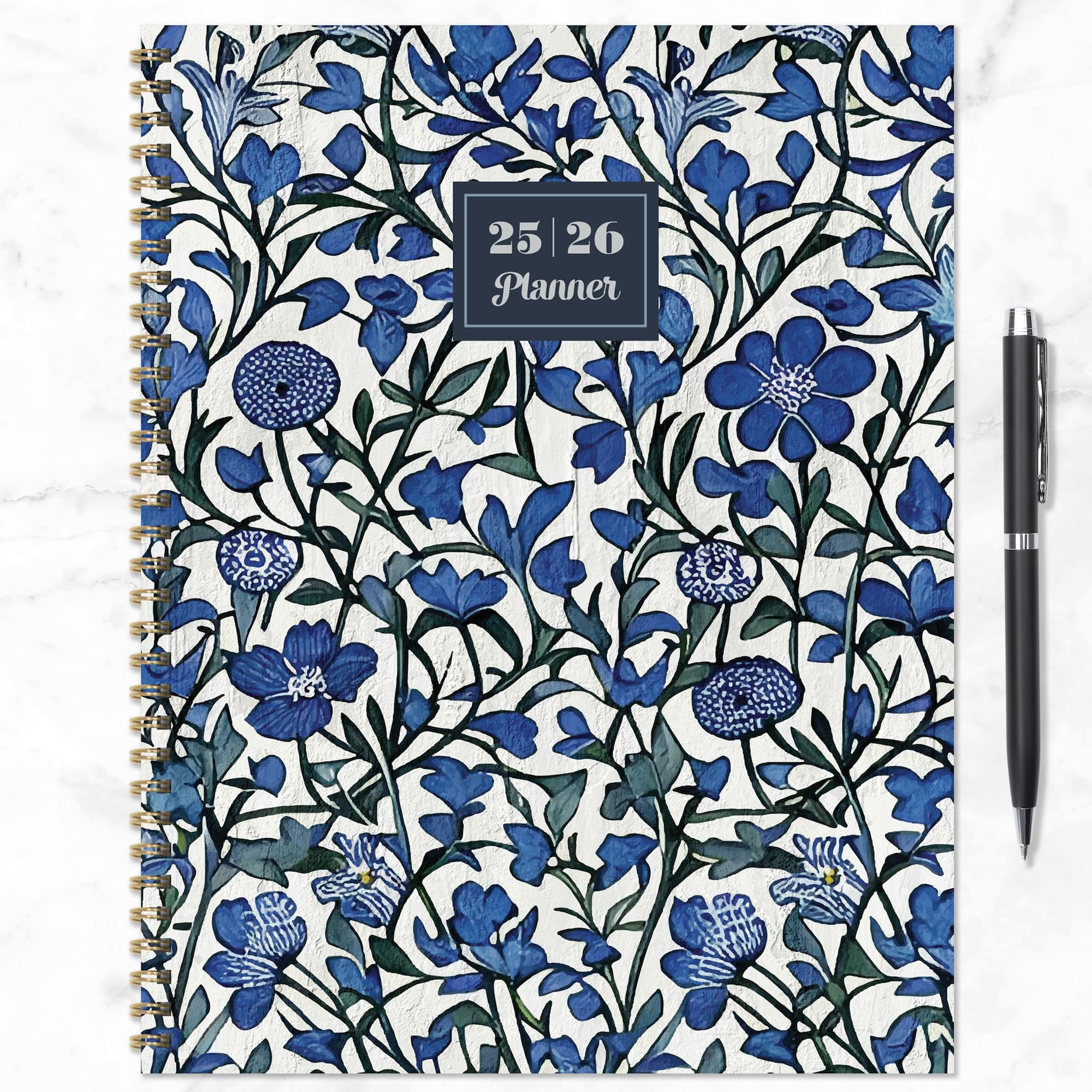 TF Publishing 2025-2026 Francophile Flower Large Weekly/Monthly Planner